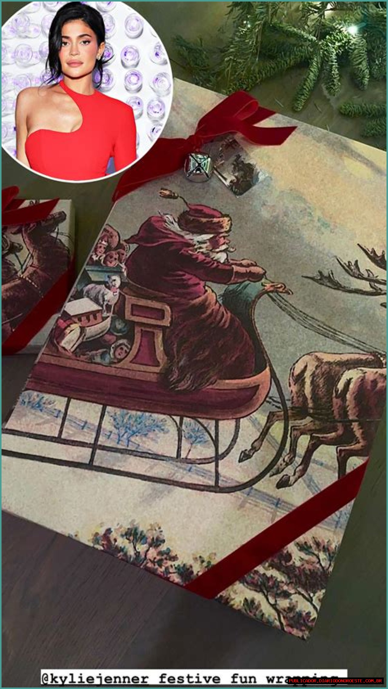 Unwrapping Style: The Allure Of Kim Kardashian Christmas Wrapping Paper